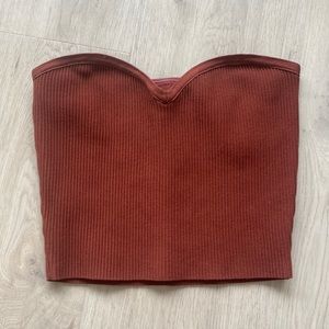 Strapless sweetheart top from aritzia